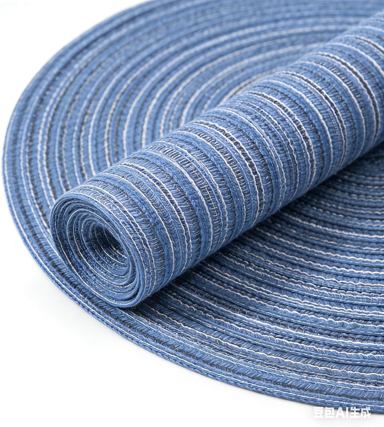 Aeekkya Round Placemat 11.8 Inch, Washable Kitchen Table Mat for Home, Dining & Everyday Table Decor (1 Pack)