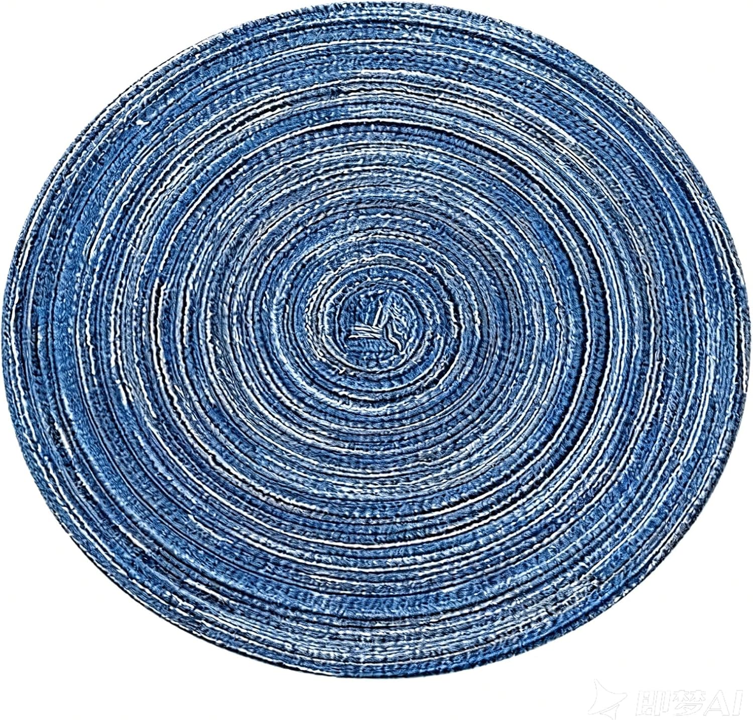 Aeekkya Round Placemat 11.8 Inch, Washable Kitchen Table Mat for Home, Dining & Everyday Table Decor (1 Pack)